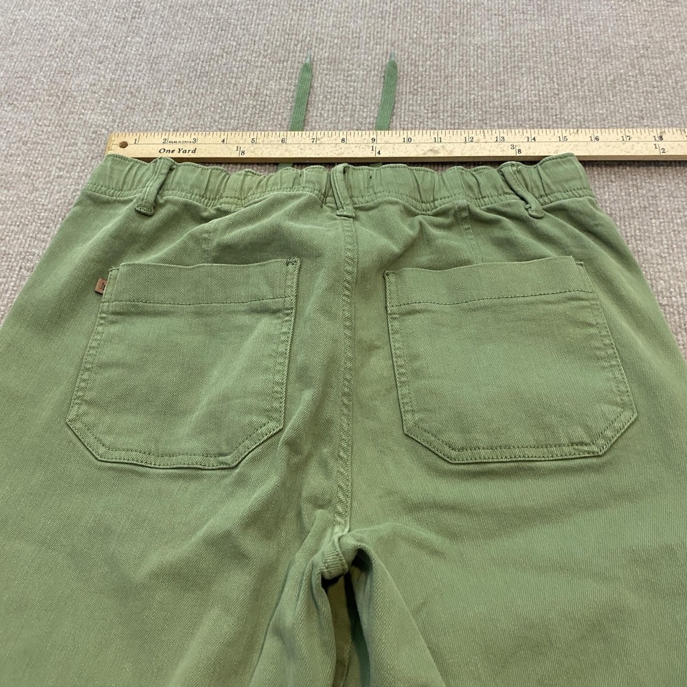 Judy Blue Pants Womens 9/29 Green Garment Dyed Relaxed Chino Stretch - Picture 6 of 12
